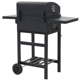 Grătar barbecue cu cărbuni, raft inferior, negru, 4 image