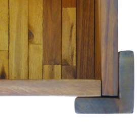 Strat înălțat de grădină, lemn masiv de acacia, 5 image