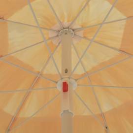 Umbrelă de plajă, natural, 180 cm, stil hawaiian, 2 image