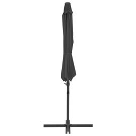 Umbrelă suspendată cu stâlp din oțel, antracit, 300 cm, 5 image