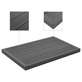 Element de podea pentru duș solar sau scară piscină, wpc, 3 image