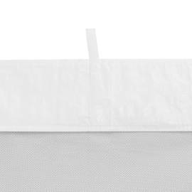 Perete lateral cort petrecere, 2 buc., alb, plasă, 3 image