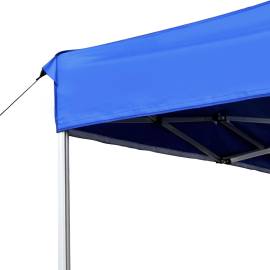 Cort de petrecere pliabil profesional albastru 4,5x3 m aluminiu, 5 image