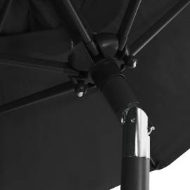 Umbrelă de soare, antracit, 200 x 211 cm, aluminiu, 5 image
