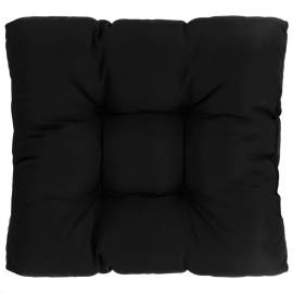 Pernă de scaun de grădină, negru, 80x80x10 cm, material textil