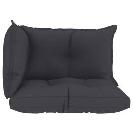 Perne pentru canapea din paleți 3 buc. antracit material textil, 3 image