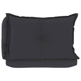 Perne pentru canapea din paleți 3 buc. antracit material textil, 5 image