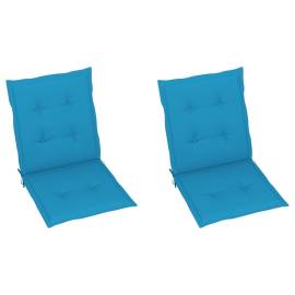 Perne pentru scaun de grădină, 2 buc., albastru, 100x50x3 cm, 2 image