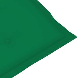 Perne scaun de grădină, 2 buc., verde, 100x50x3 cm, 6 image