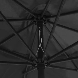 Umbrelă de soare de exterior, stâlp metalic, antracit, 400 cm, 2 image