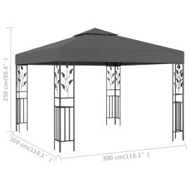 Pavilion, antracit, 3 x 3 m, 5 image