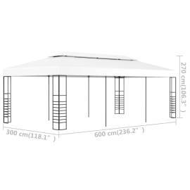 Pavilion marchiză, alb, 6 x 3 m, 6 image