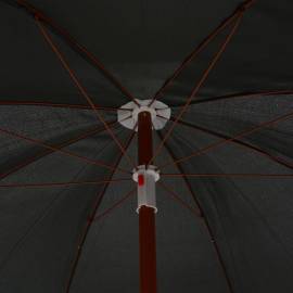 Umbrelă de soare cu stâlp din oțel, antracit, 180 cm, 2 image