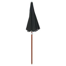 Umbrelă de soare cu stâlp din oțel, antracit, 180 cm, 3 image