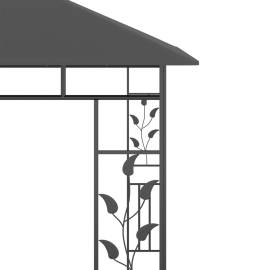 Pavilion cu plasă anti-țânțari, antracit, 3x3x2,73 m, 180 g/m², 5 image