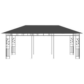 Pavilion cu plasă anti-țânțari, antracit, 6 x 3 x 2,73 m, 3 image