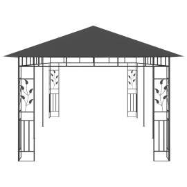 Pavilion cu plasă anti-țânțari, antracit, 6 x 3 x 2,73 m, 4 image