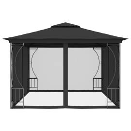 Pavilion cu plase, antracit, 300 x 400 x 265 cm, 4 image