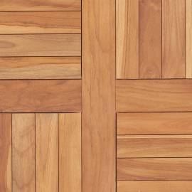 Blat de masă, 60 x 60 x 2,5 cm, lemn masiv de tec, 6 image