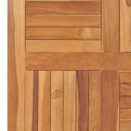 Blat de masă pătrat, 80 x 80 x 2,5 cm, lemn masiv de tec, 5 image