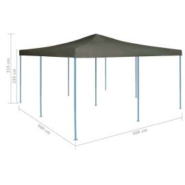 Pavilion pliabil, antracit, 5 x 5 m, 7 image