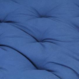 Pernă podea canapea din paleți, bleu, 120 x 80 x 10 cm, bumbac, 2 image