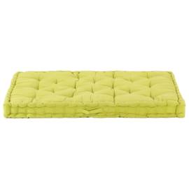 Pernă podea canapea din paleți, verde, 120 x 40 x 7 cm, bumbac, 4 image