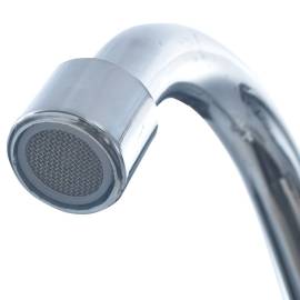 Chiuvetă spălat mâini comercială cu robinet, oțel inoxidabil, 5 image