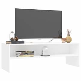 Comodă tv, alb, 120 x 40 x 40 cm, pal, 3 image