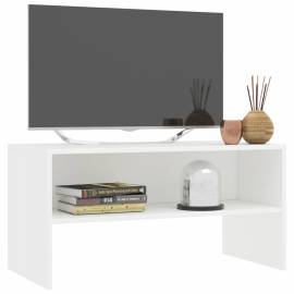 Comodă tv, alb, 80x40x40 cm, pal, 3 image