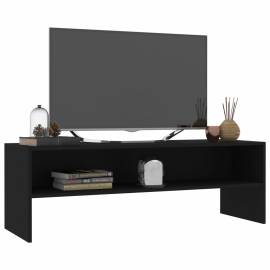 Comodă tv, negru, 120 x 40 x 40 cm, pal, 3 image