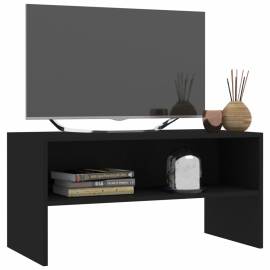Comodă tv, negru, 80x40x40 cm, pal, 3 image