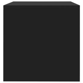 Noptieră, negru, 40 x 30 x 30 cm, pal, 5 image