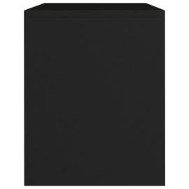 Noptiere, 2 buc., negru, 40 x 30 x 40 cm, pal, 6 image