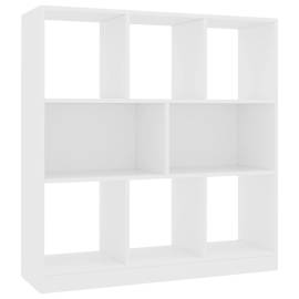 Bibliotecă, alb, 97,5x29,5x100 cm, pal, 2 image