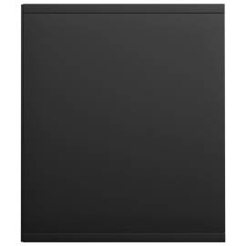 Bibliotecă/comodă tv, negru, 36 x 30 x 143 cm, pal, 10 image