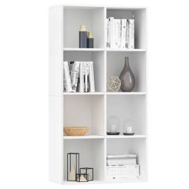 Bibliotecă/servantă, alb, 66x30x130 cm, pal, 3 image