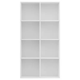 Bibliotecă/servantă, alb, 66x30x130 cm, pal, 6 image