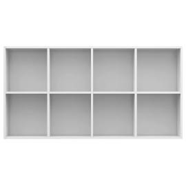 Bibliotecă/servantă, alb extralucios, 66x30x130 cm, pal, 9 image