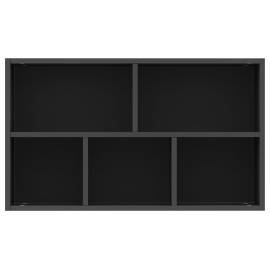 Bibliotecă/servantă, negru, 50x25x80 cm, pal, 9 image