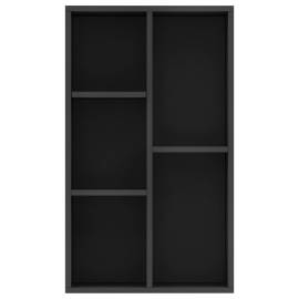 Bibliotecă/servantă, negru, 50x25x80 cm, pal, 6 image