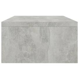 Suport monitor, gri beton, 42 x 24 x 13 cm, pal, 4 image