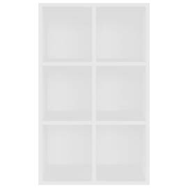 Bibliotecă/servantă, alb, 66x30x97,8 cm, pal, 7 image