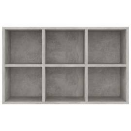 Bibliotecă/servantă, gri beton, 66x30x97,8 cm, pal, 9 image