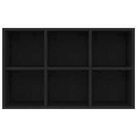 Bibliotecă/servantă, negru, 66x30x97,8 cm, pal, 9 image