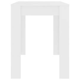Masă de bucătărie, alb, 120 x 60 x 76 cm, pal, 5 image