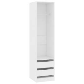 Șifonier cu sertare, alb, 50x50x200 cm, pal, 2 image