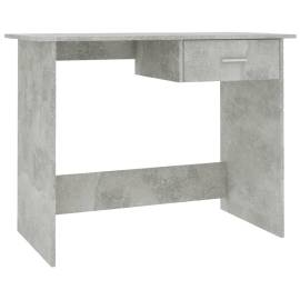 Birou, gri beton, 100 x 50 x 76 cm, pal, 2 image