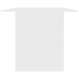 Masă de bucătărie, alb, 180 x 90 x 76 cm, pal, 5 image