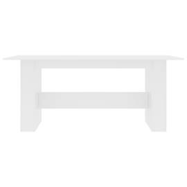 Masă de bucătărie, alb, 180 x 90 x 76 cm, pal, 4 image